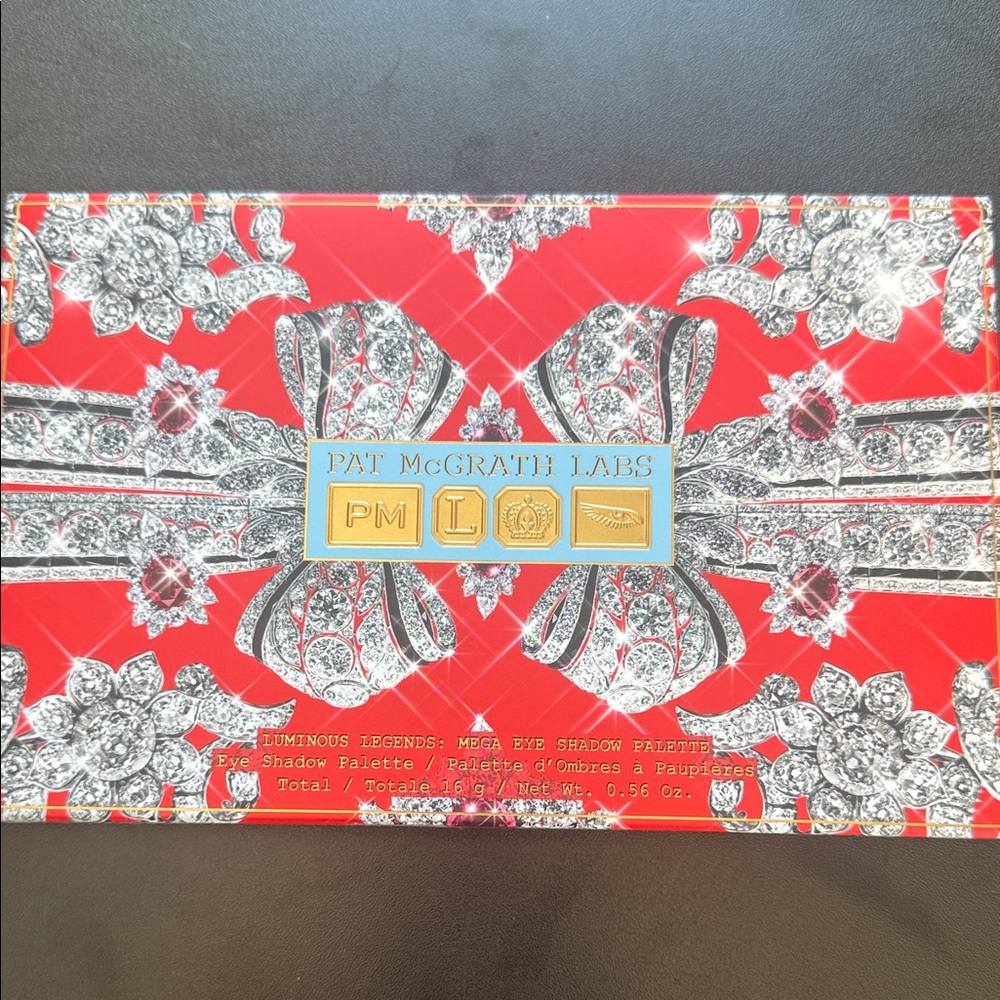 Pat McGrath Luminous Legends Mega Eyeshadow Palette - Red and Silver
